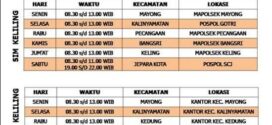 Jadwal Lengkap SIM dan SAMSAT Keliling Kabupaten Jepara untuk Bulan Maret 2023